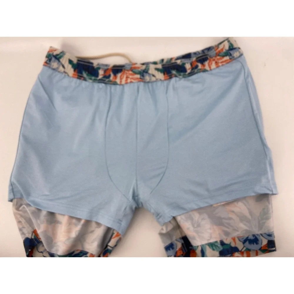Fair Harbor Swim‎ Trunks Men 2XL The Anchor Tropical Floral Surf Beach Lined